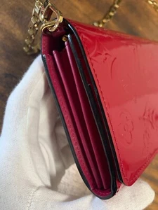 Louis Vuitton Sarah Chain Wallet Rose Indien M90087 from Japan Used - Picture 1 of 11