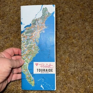 Vintage Conoco Pocket Touraide Atlas USA Map Booklet 1965 Great Illustrations - Picture 1 of 12