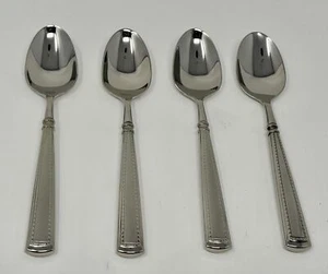 Oneida Couplet Set of 4 Dinner / Oval Bowl Soup Spoons 7 3/8" USA MADE - Picture 1 of 1