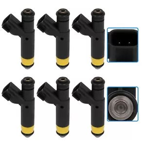 6PCS Fuel Injectors For Ford Mustang Base 2-Door 1999-2000 V6 3.8L YR3E-A4A - Foto 1 di 12