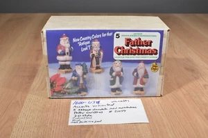 Accents Unlimited 1989 Wee Crafts 5 3-D Style Father Christmas # 21059(1600-036) - Bild 1 von 9