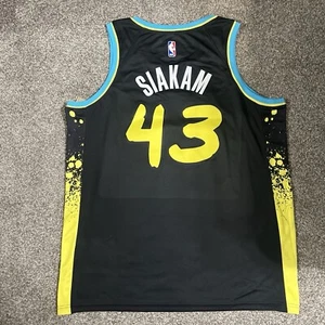 Indiana Pacers Black City Edition Pascal Siakam Mens Jersey XL - Picture 1 of 5
