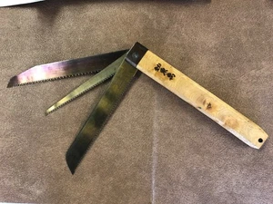Rare Vintage Tōman 3 Blade Japanese Folding Saw - Bild 1 von 15