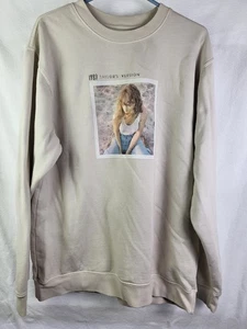 Taylor Swift Sweatshirt Womens XL  1989 Beige Taylors Version Official Birds - Picture 1 of 7