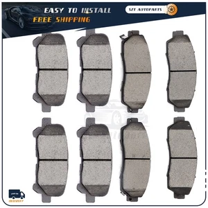 Front And Rear Ceramic Brake Pads Set For Honda Odyssey 2011 2012 2013 2014 - Bild 1 von 4