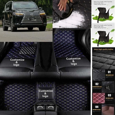 For Lexus RX Car Floor Mats Custom Waterproof Luxury Carpets Auto Liner Foto 1 de 4