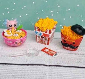 Mc Cuties French Fries Alotl Flavor Snaxolotl Ramen Zuru Mini Brands KAWAII Lot - Picture 1 of 11