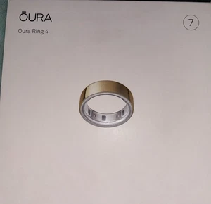 NEW SEALED Oura Ring 4 -Size 7 Gold Color- Smart Ring- Activity Tracker - Picture 1 of 2