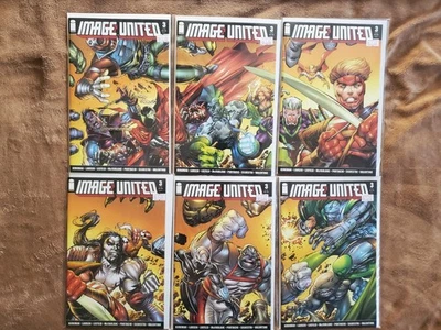 Image Comics Image United #3 Lot Of 6 Set Of Connecting Covers McFarlane Liefeld Foto 1 de 4
