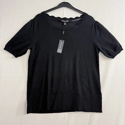 Nuevo con etiquetas Top Cable & Gauge para mujer talla grande negro Foto 1 de 4