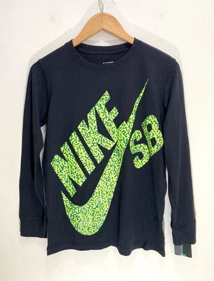 Camiseta Nike Niños Talla Grande Negra Juvenil Skateboarding SB Foto 1 de 4