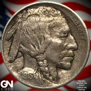 1913 P TYPE 1 Buffalo Nickel Z6299 - Picture 1 of 2