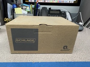 Schlage F10 ELA 626 Elan Door Lever Hall & Closet Passage Satin Chrome New - Picture 1 of 6