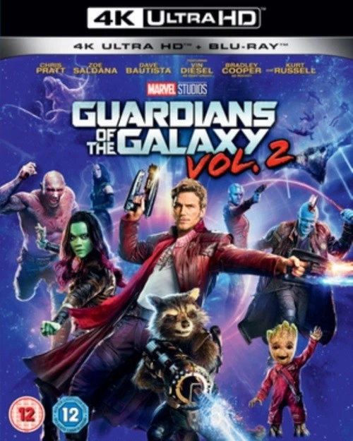 Guardians of The Galaxy Vol.2 UHD Blu-ray 2017 DVD Region 2
