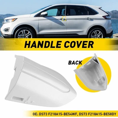 Cubierta de cilindro de bloqueo de manija delantera de puerta blanca para Ford 2013-2020 Fusion 15-21 Foto 1 de 4