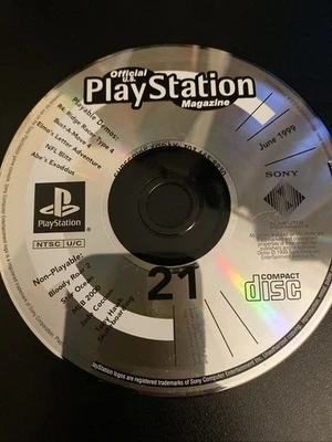 Official PlayStation Magazine Demo Disc 21 June 1999 PlayStation 1 PS1 Tested - Image 1 of 2