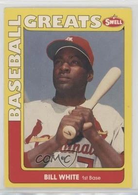1991 Swell Baseball Greats Bill White #96 - Image 1 of 2