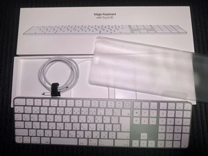 Touch Id Magic Keyboard Jis Apple Keyboard For Mac Japanese Layout Wireless - Picture 1 of 4