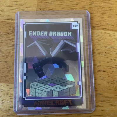 2024 Panini Minecraft Ender Dragon Cubic Silver Foil #19 SP - Image 1 of 2