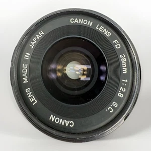 Canon 28mm SC Breech f/2.8 FD-Mount Manual Focus Lens - Picture 1 of 5