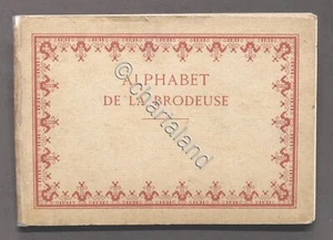 Moda Ricamo - Bibliotheque DMC - Alphabet de la Brodeuse - anni '20 - Picture 1 of 5