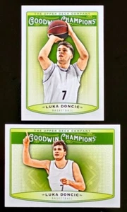 Lote de novato UD Goodwin Champions Luka Doncic 2019 Lakers Mavericks #80 y #30 - Imagen 1 de 2