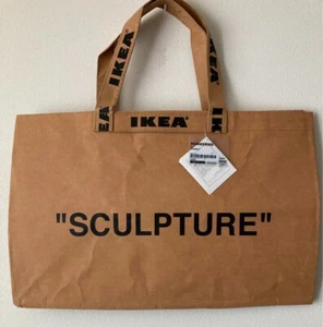IKEA Virgil Abloh MARKERAD “SCULPTURE ” Tote Bag Large Size NEW - Picture 1 of 3