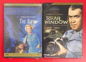 HITCHCOCK DVD Bundle REAR WINDOW + BIRDS Special Edition Classic Suspense - Picture 1 of 4