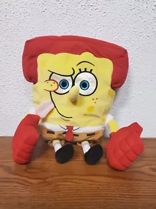 Plush Rare Spongebob Squarepants Karate Stuffed Figure - Nickelodeon - 12" Tall - Picture 1 of 5