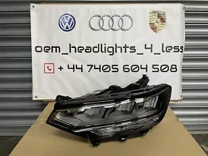 VW PASSAT B8 PASSENGER SIDE FULL LED HEADLIGHT NEW GENUINE 3G2941035P - Picture 1 of 4