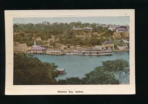 Australia SYDNEY Mosman Bay Steamship Used 1913 PPC by L & H Publishing - Picture 1 of 1