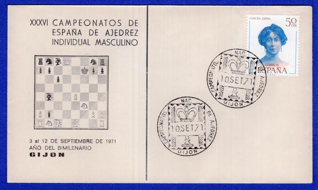 Emissão Postal Especial Xadrez