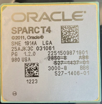 Oracle Sparc T4 Processor 3,0GHz 8core /64-threads  (SME 1914A LGA) - Image 1 of 3