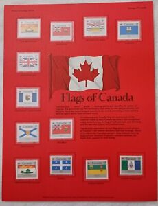WORLD OF STAMPS SERIES - FLAGS OF CANADA  - 10×13 - MNH - #155