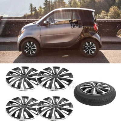 Tapacubos completos a presión para Smart Fortwo 2005-2016 15" llanta R15 Foto 1 de 4