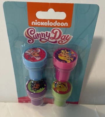 nickelodeon Sunny Day self inking stamper 4 pack New - Image 1 of 3