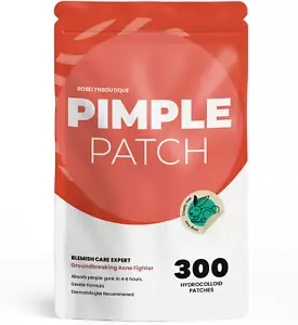 Pimple Patches for Face 300 Counts 4 Sizes - Hydrocolloid Acne Patches - Picture 1 of 12