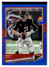2020 Donruss Optic #8 Matt Ryan Blue Prizm /179 Falcons