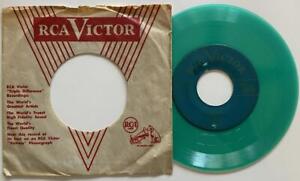 Dale Evans Saddle On My Heart / Saturday Night 45 rpm GREEN WAX RCA Victor vg++