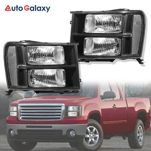 Par de faros delanteros para GMC Sierra 1500 2007-2013 2007-2014 2500 3500 - Imagen 1 de 10
