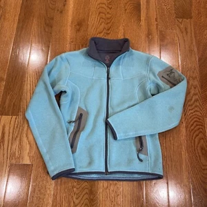 Giacca pile ARC’TERYX donna full zip POLARTEC blu taglia small - Foto 1 di 9