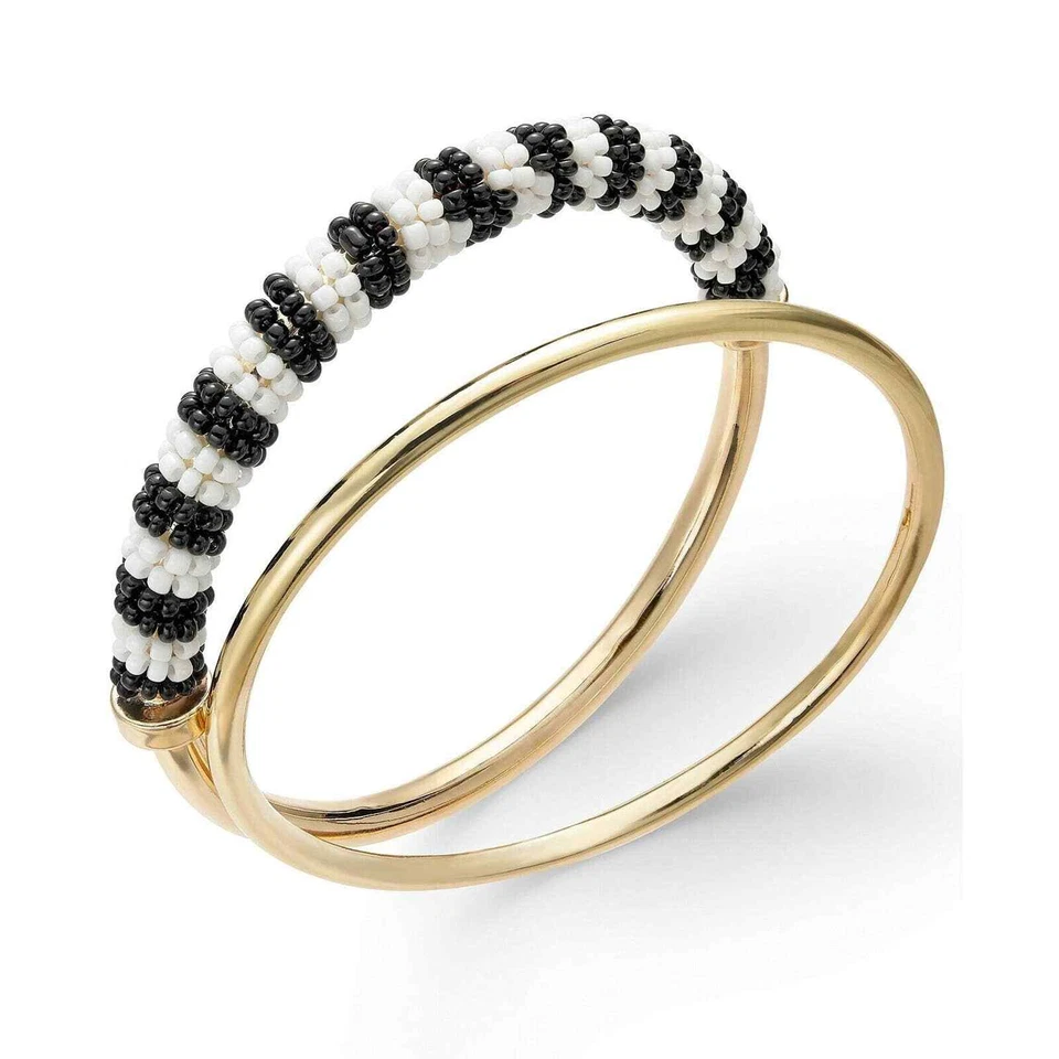 Trina Turk x Gold-Tone 2 peças Conjunto de pulseiras clássicas e com miçangas - Imagem 1 de 1