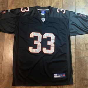 Atlanta Falcons Jersey Men's Reebok Black #33 Turner NFL Dirty Birds 0001 - Picture 1 of 11