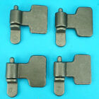 Heavy Duty Paddle Spade Hinge &amp; WELD-ON Gudgeon Pin x 4 Trailer Truck Lorry