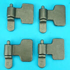 Heavy Duty Paddle Spade Hinge & Weld-On Gudgeon Pin X 4 Trailer Truck Lorry