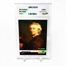 JOHN EVELYN Card 2023 GleeBeeCo Holo Figures Slabbed Diarist #JHDR-L Only /49