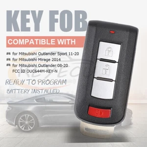 2008 - 2020 Smart Key Replacement for Mitsubishi FCC: OUC644M-KEY-N - 315 MHz - Foto 1 di 4