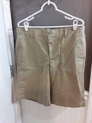 Lands' End kids Boy's brown chino Shorts w/Adjustable waist SZ 14/15 yrs GUC 🙂 - Image 1 of 4