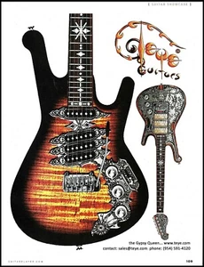 2018 Teye Gypsy Queen Guitar Series advertisement 8 x 11 ad print - Picture 1 of 3