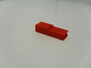 CAPPUCCIO COPRIFASTON FRONTALE 6,3 NYLON ROSSO PER TERMINALE FASTON 6,3 10 PZ - Picture 1 of 1